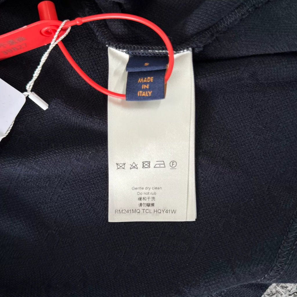 Louis Vuitton LV pocket back tonal monogram all-over print short-sleeve T-shirt