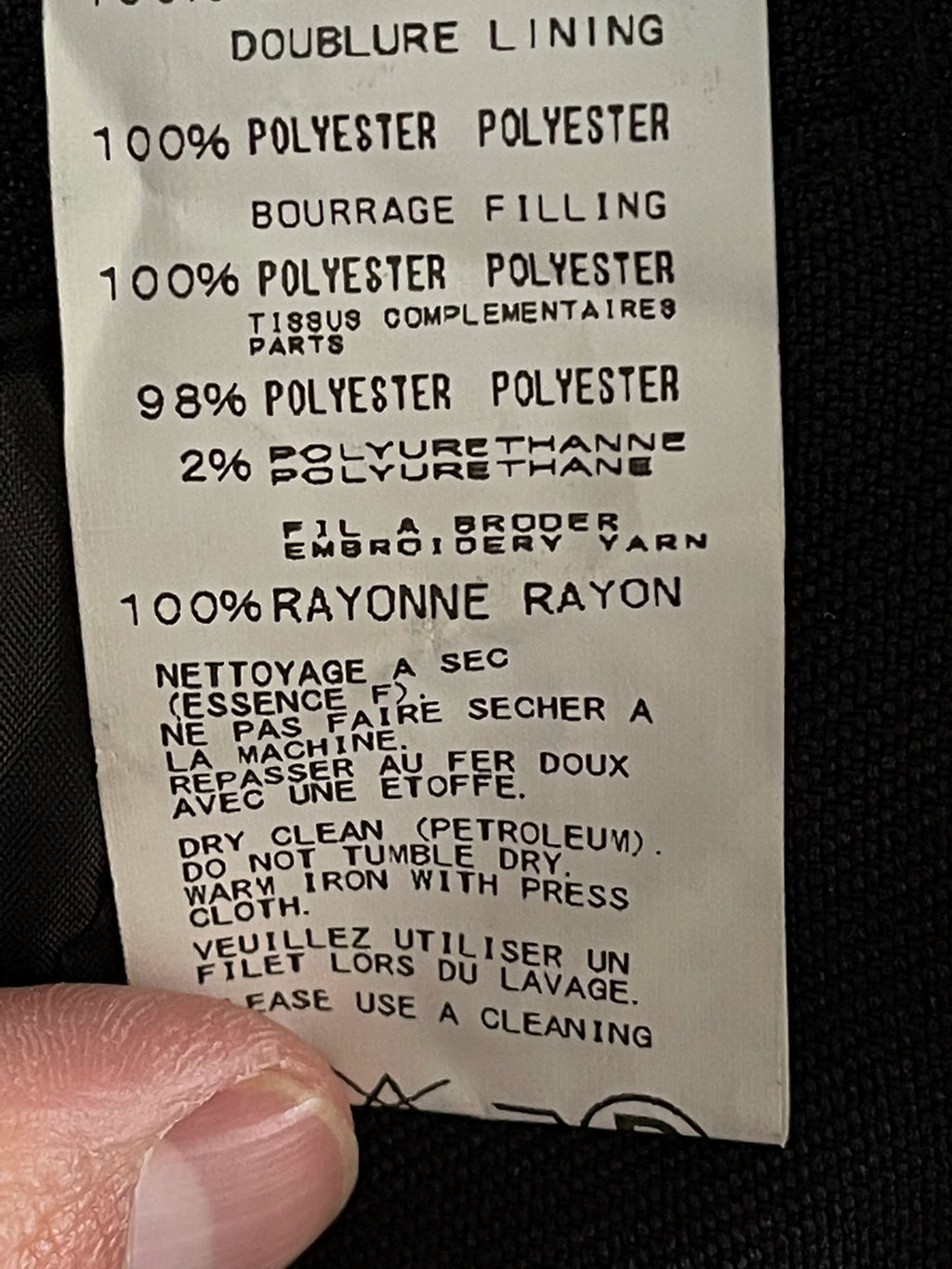 Yohji Yamamoto Mandarin Collar Coach Jacket