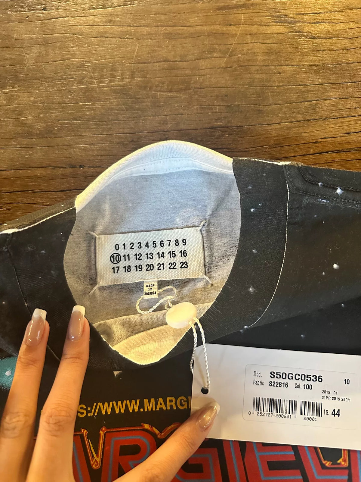 Maison Margiela SS19 Spaceship Space Print Cotton Tee