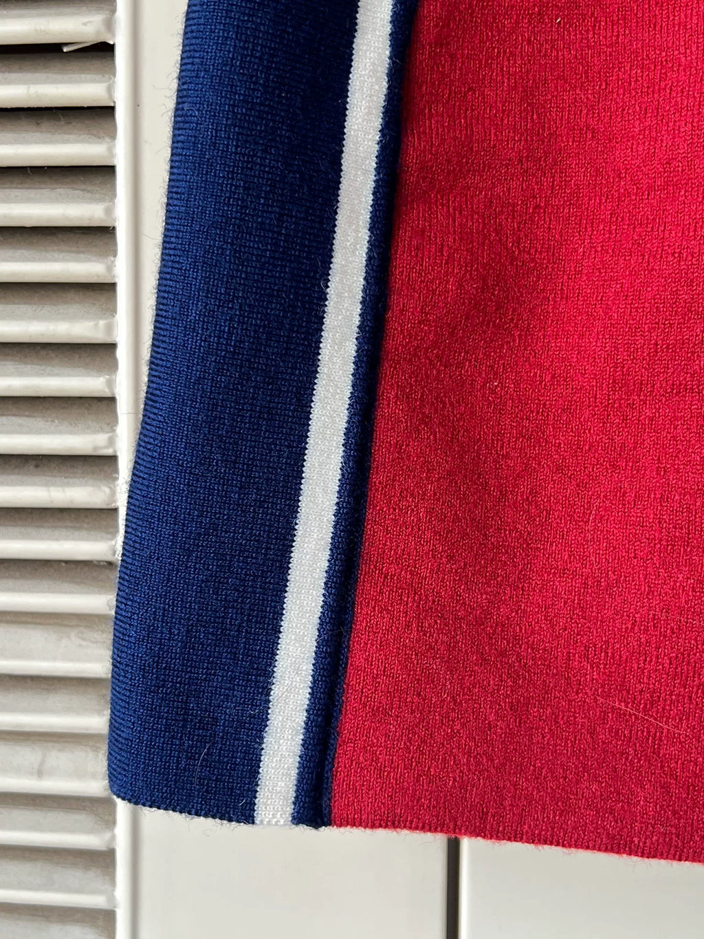 Celine Arc de Triomphe logo knit midi skirt