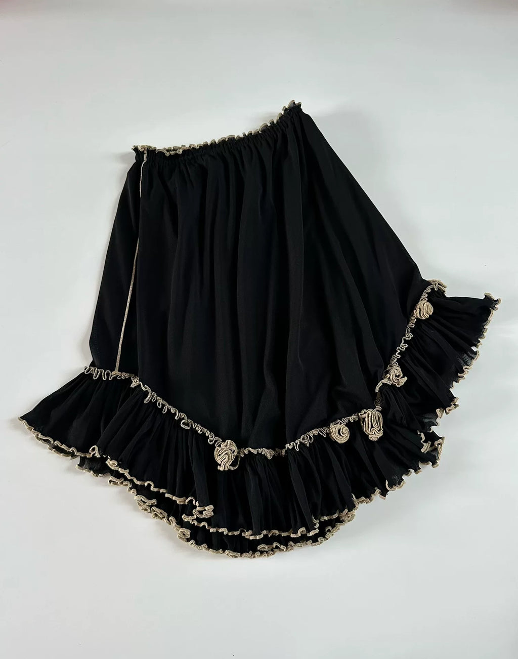 Jean Paul Gaultier Vintage Mesh Vest Midi Skirt