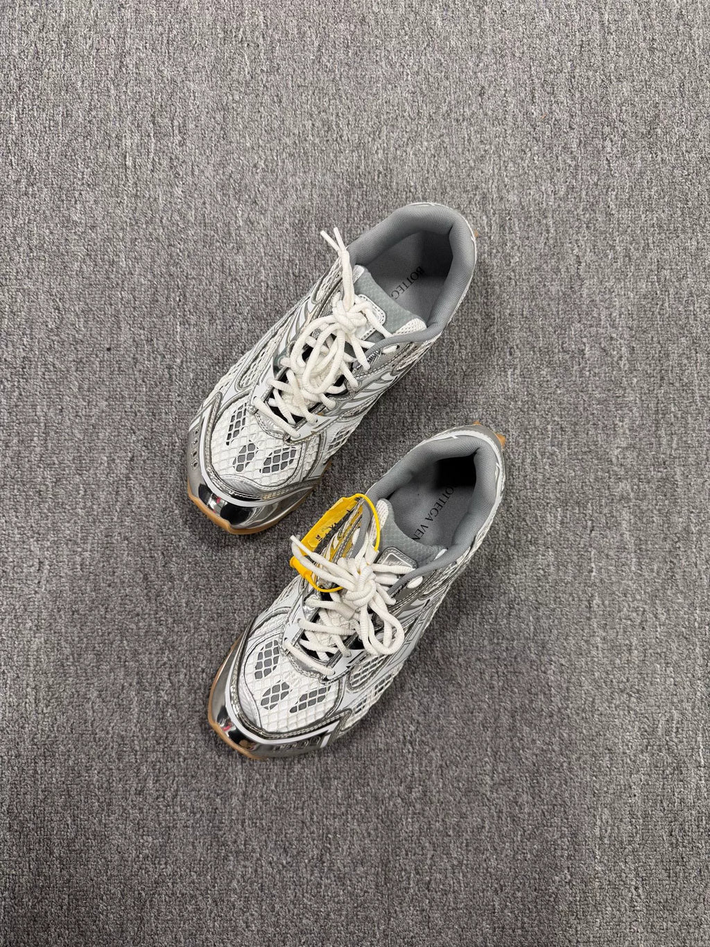 Bottega Veneta Orbit Grey Low-Top Casual Sneakers