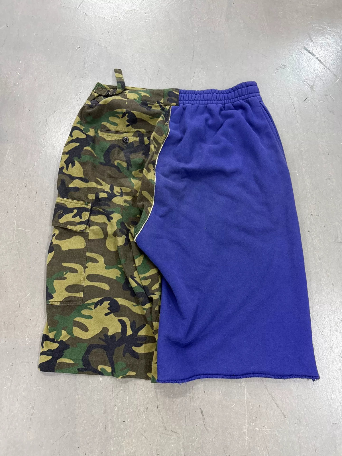 Balenciaga Camo Panel Shorts