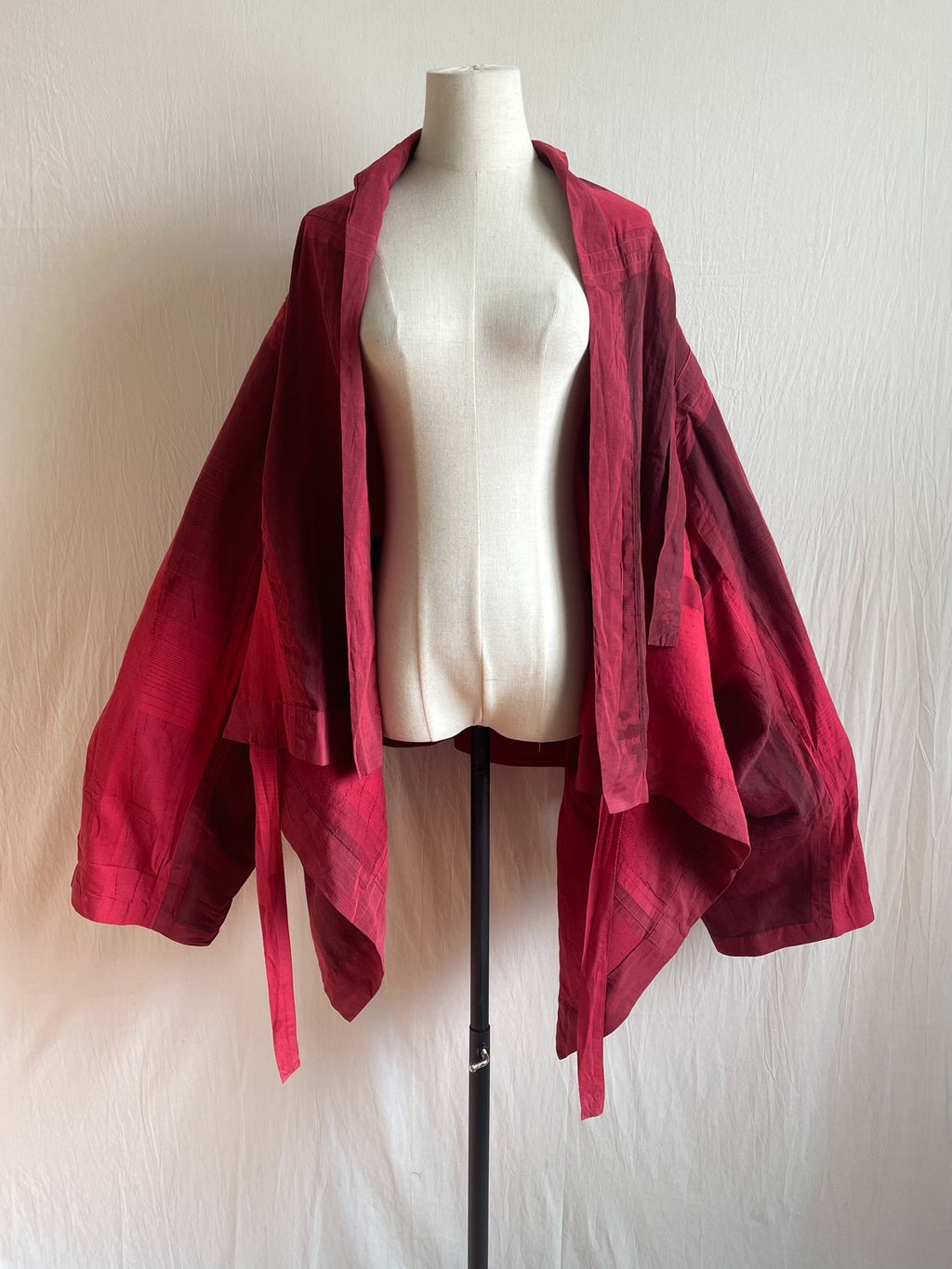 Issey Miyake Crimson Peeling Top