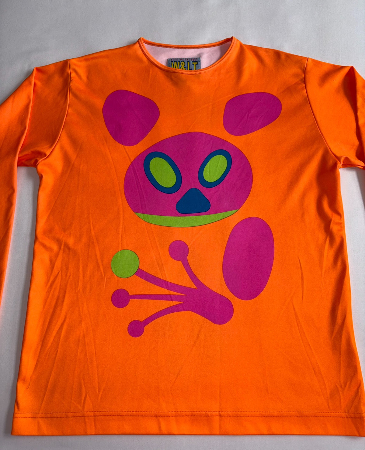 Walter Van Beirendonck Alien Print Long-Sleeve T-Shirt W&LT Vintage Showpiece Monster Alien Print Top