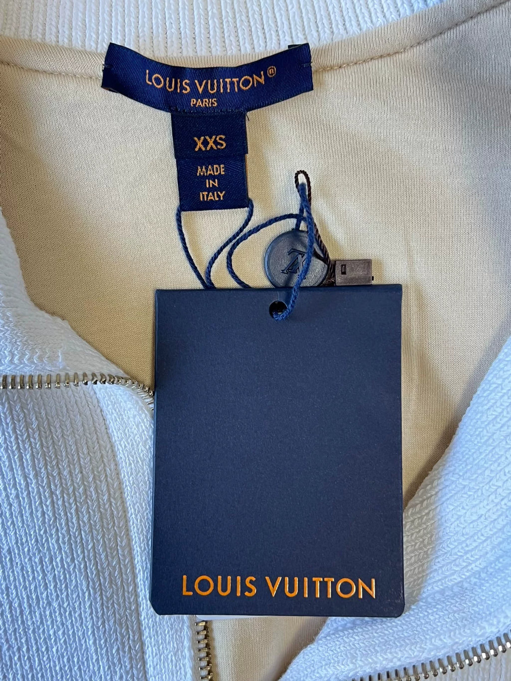 Louis Vuitton Color-Block Half-Zip Sweater