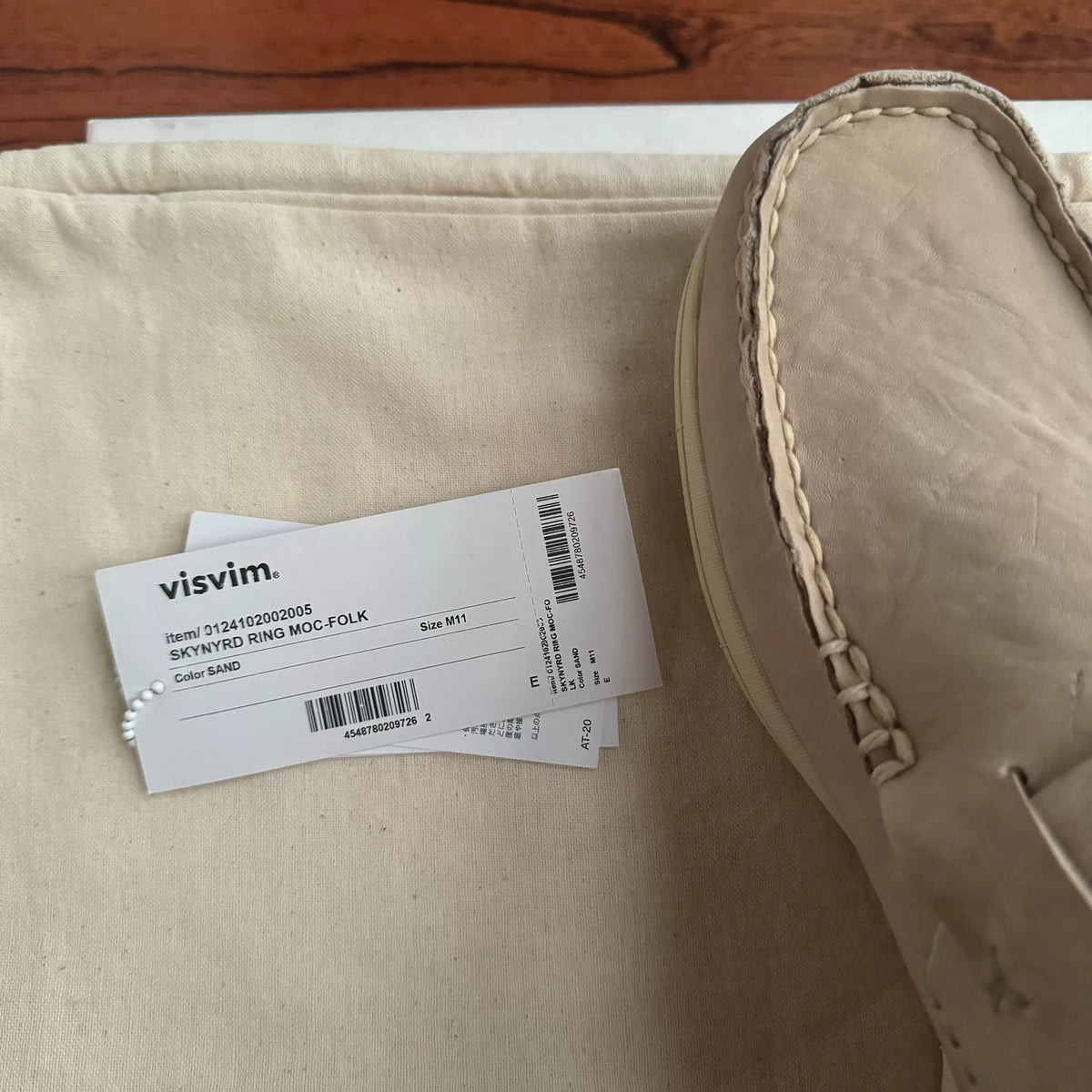 Visvim 24ss SKYNYRD RING MOC-FOLK