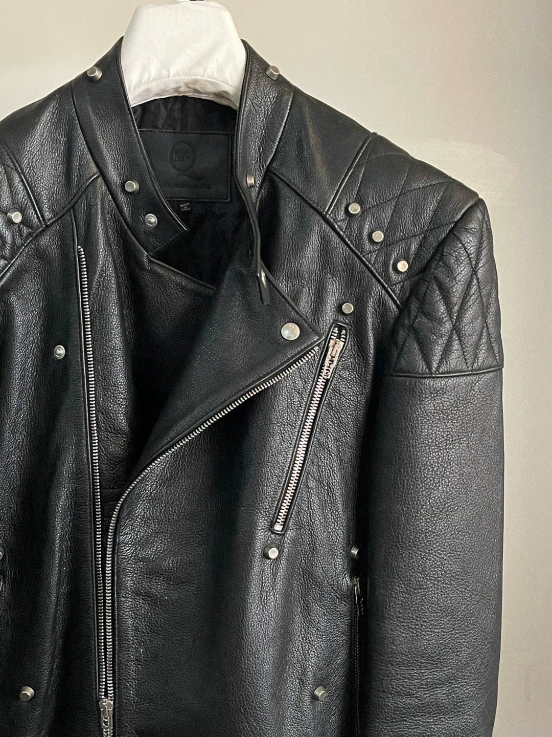 Alexander McQueen Swallow Leather Jacket