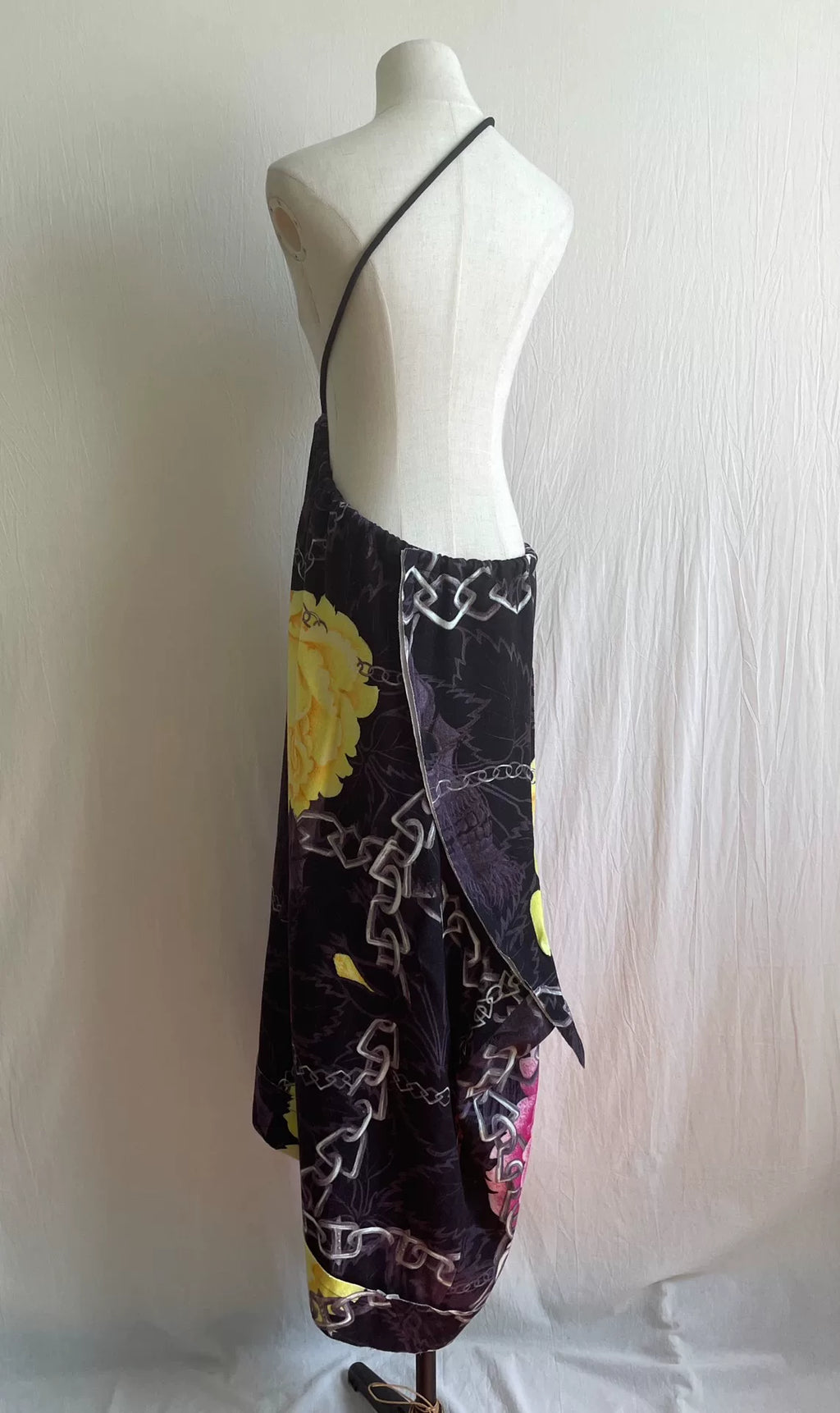 Yohji Yamamoto 14AW Peony Flower Midi Skirt