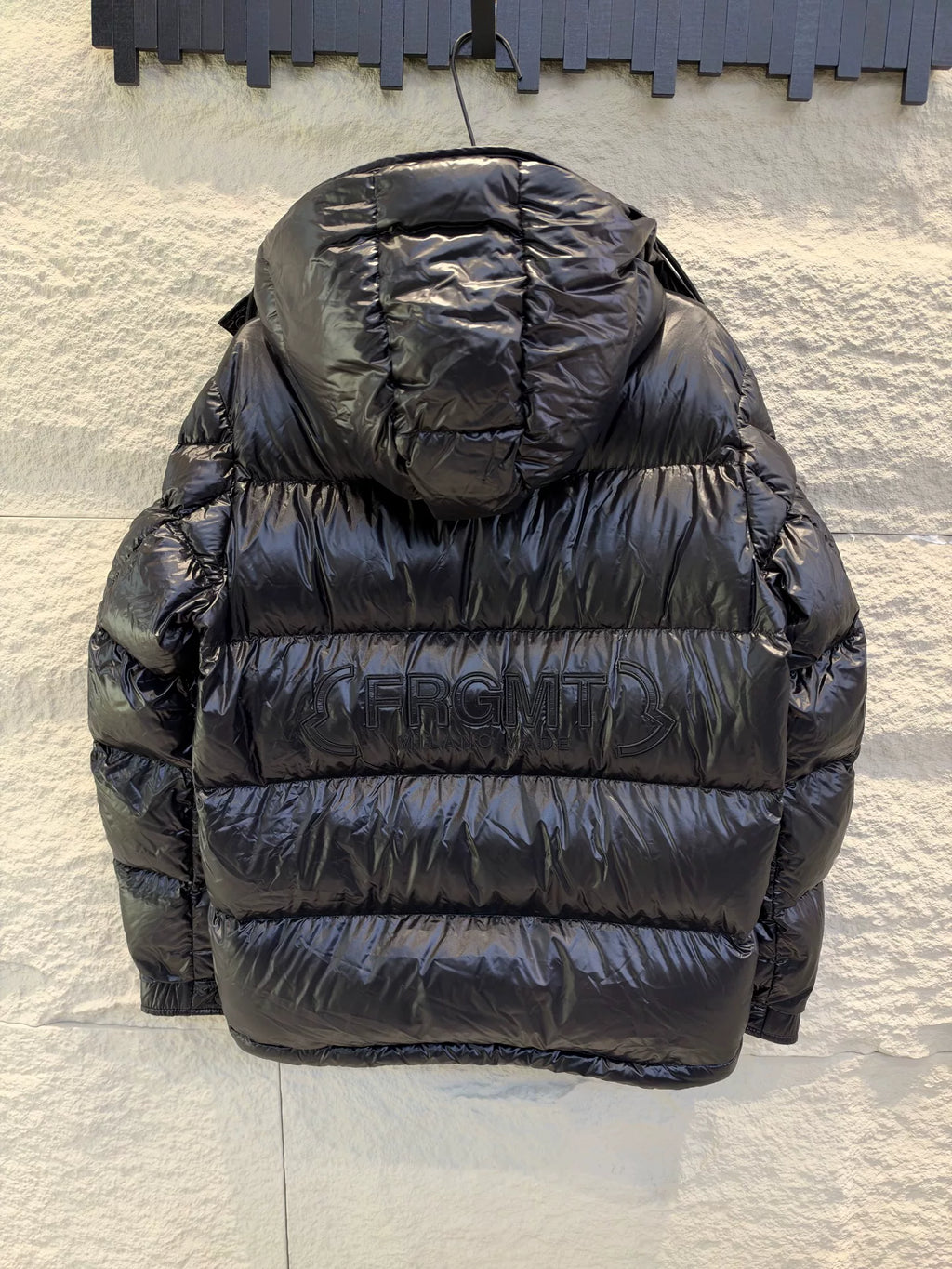 Moncler × Fragment Black Hooded Down Jacket