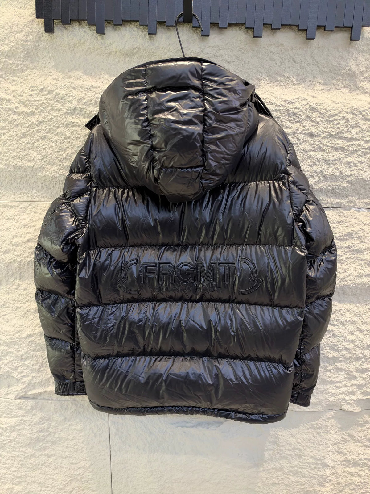 Moncler × Fragment Black Hooded Down Jacket