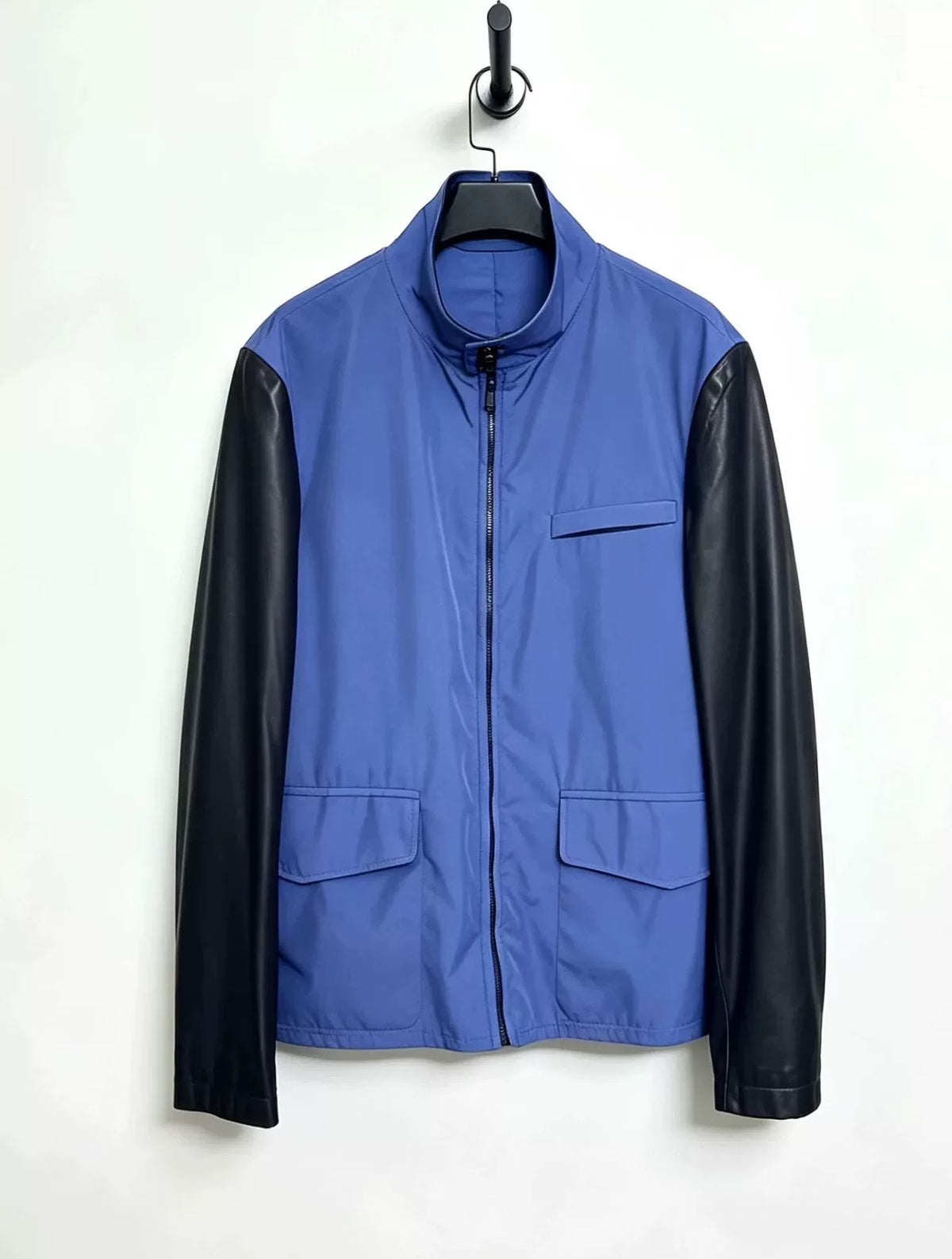 Maison Martin Margiela Patchwork Leather Harrington Jacket
