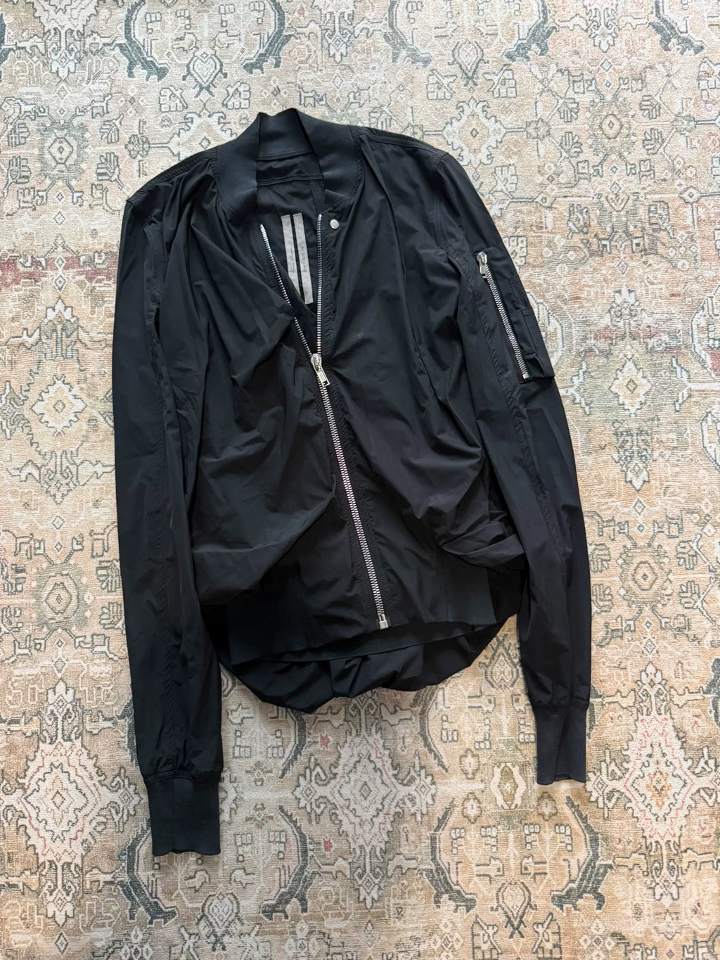 Rick Owens Pleated Special Cut Jacket