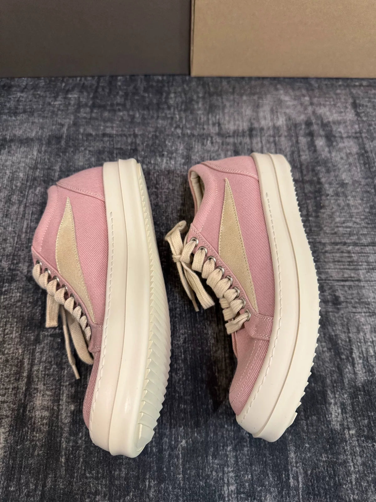 Rick Owens Pink Sneakers
