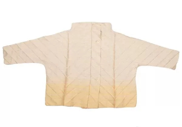 Issey Miyake Vintage Gold Gradient Line Top
