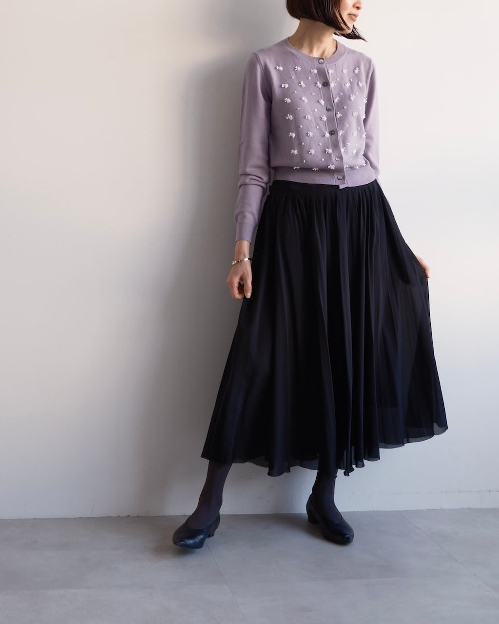 Miu Miu Beaded Wool Knit Sweater
