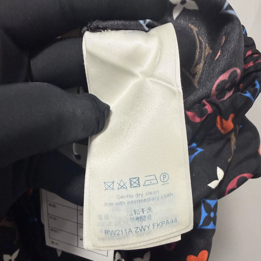 Louis Vuitton All-Over Print Monogram Silk Pants
