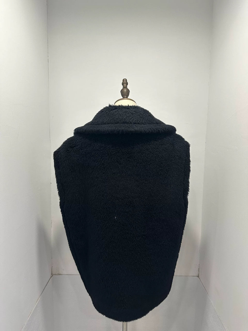Max Mara Black Teddy Sleeveless Vest