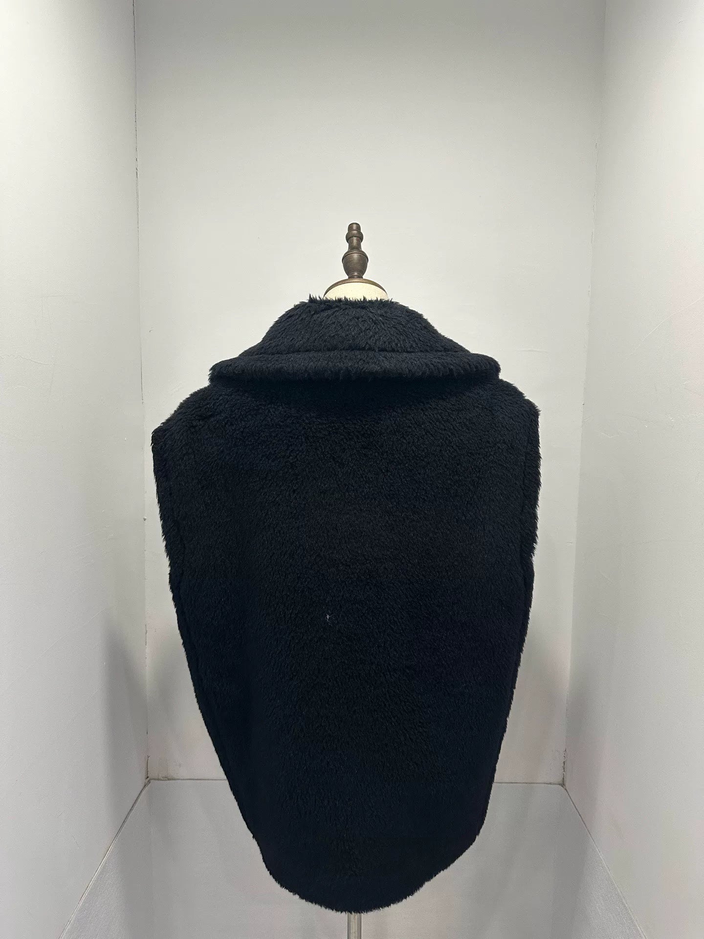 Max Mara Black Teddy Sleeveless Vest
