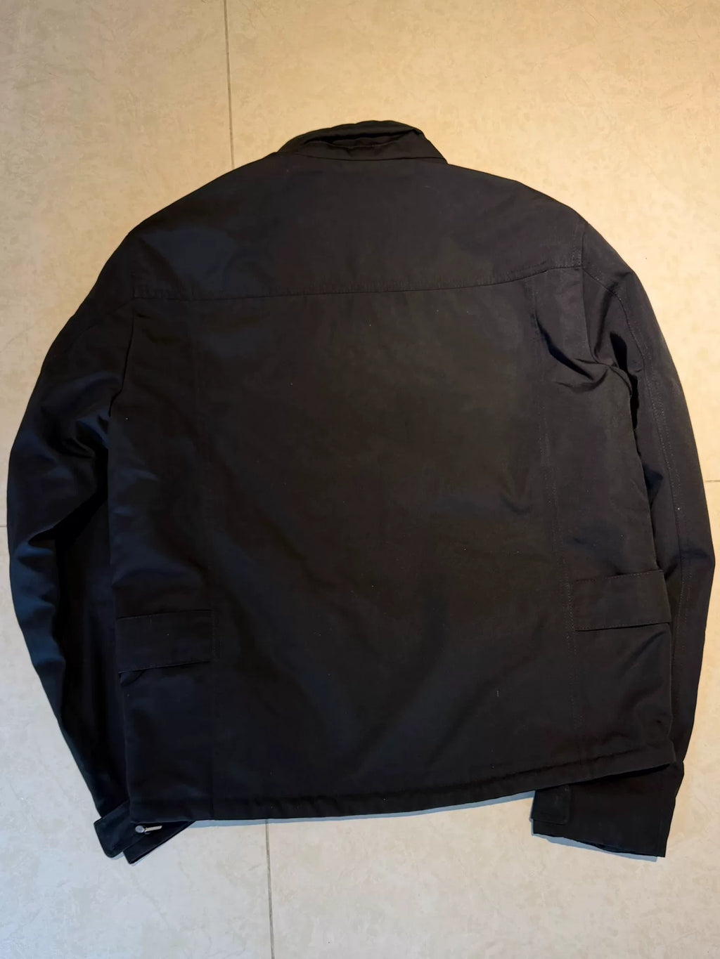 Gucci Black Corduroy Collar Reversible Jacket
