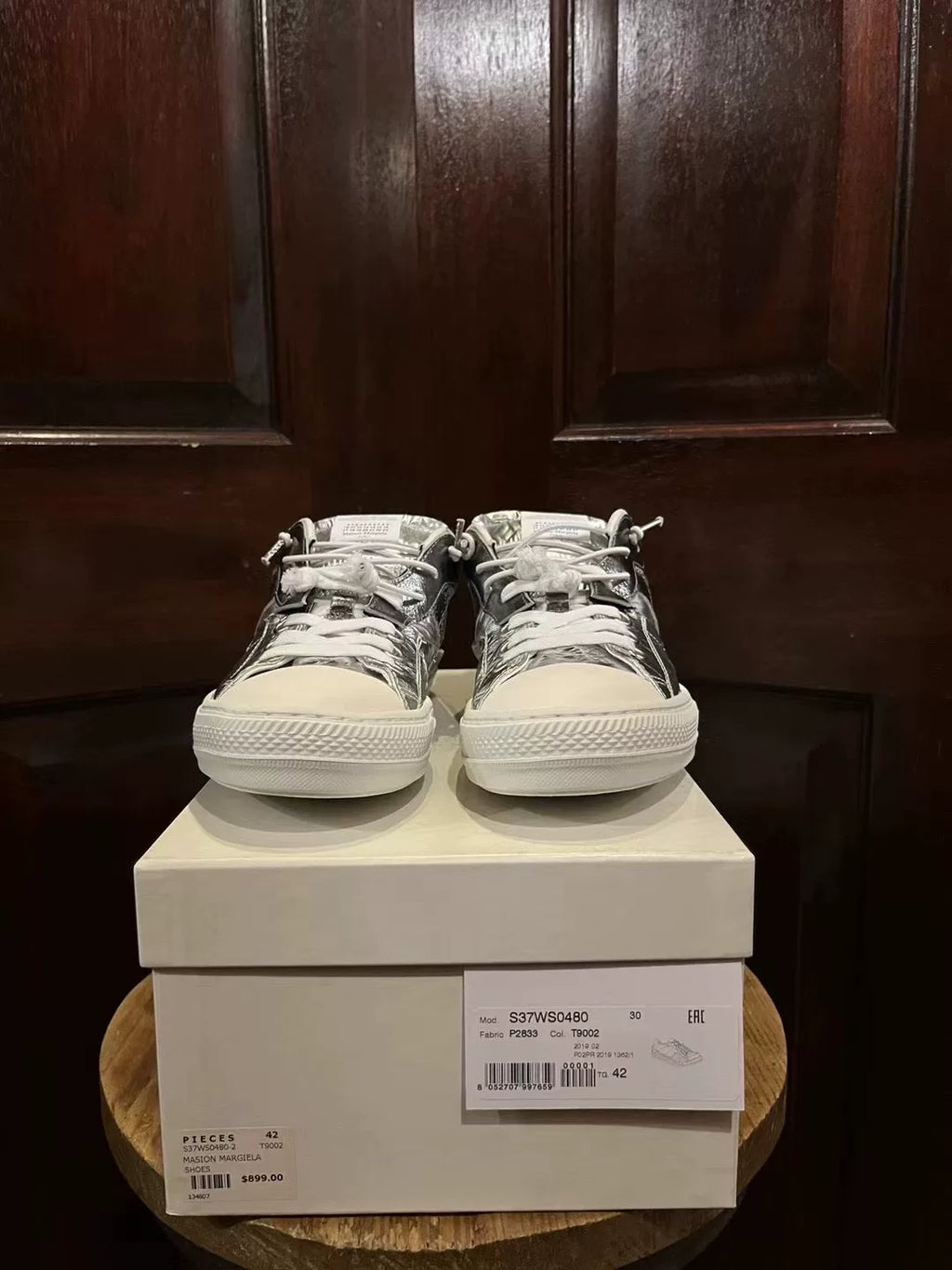 Maison Margiela Silver Evolution Sneakers