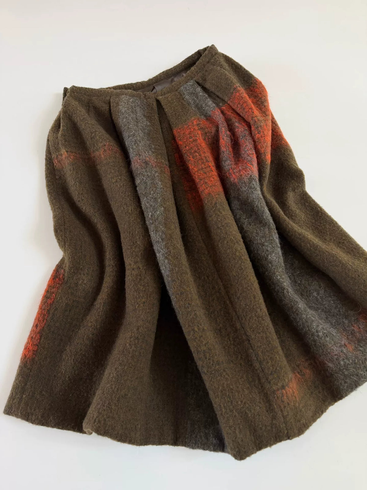 Dries van Noten Midi Runway Mohair Skirt
