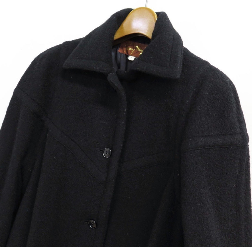1980s Thierry Mugler Wool Melton Coat