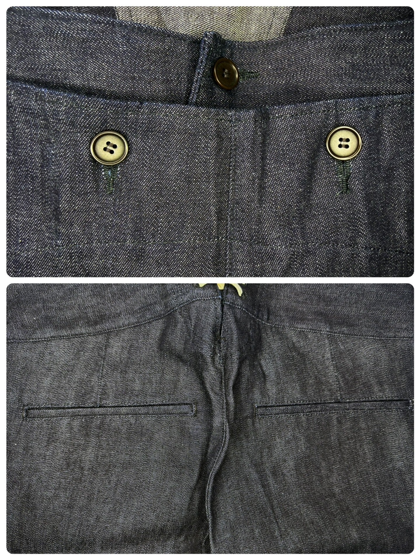 Visvim 22SS SS Holman Pants Unwashed Denim Sailor Jeans