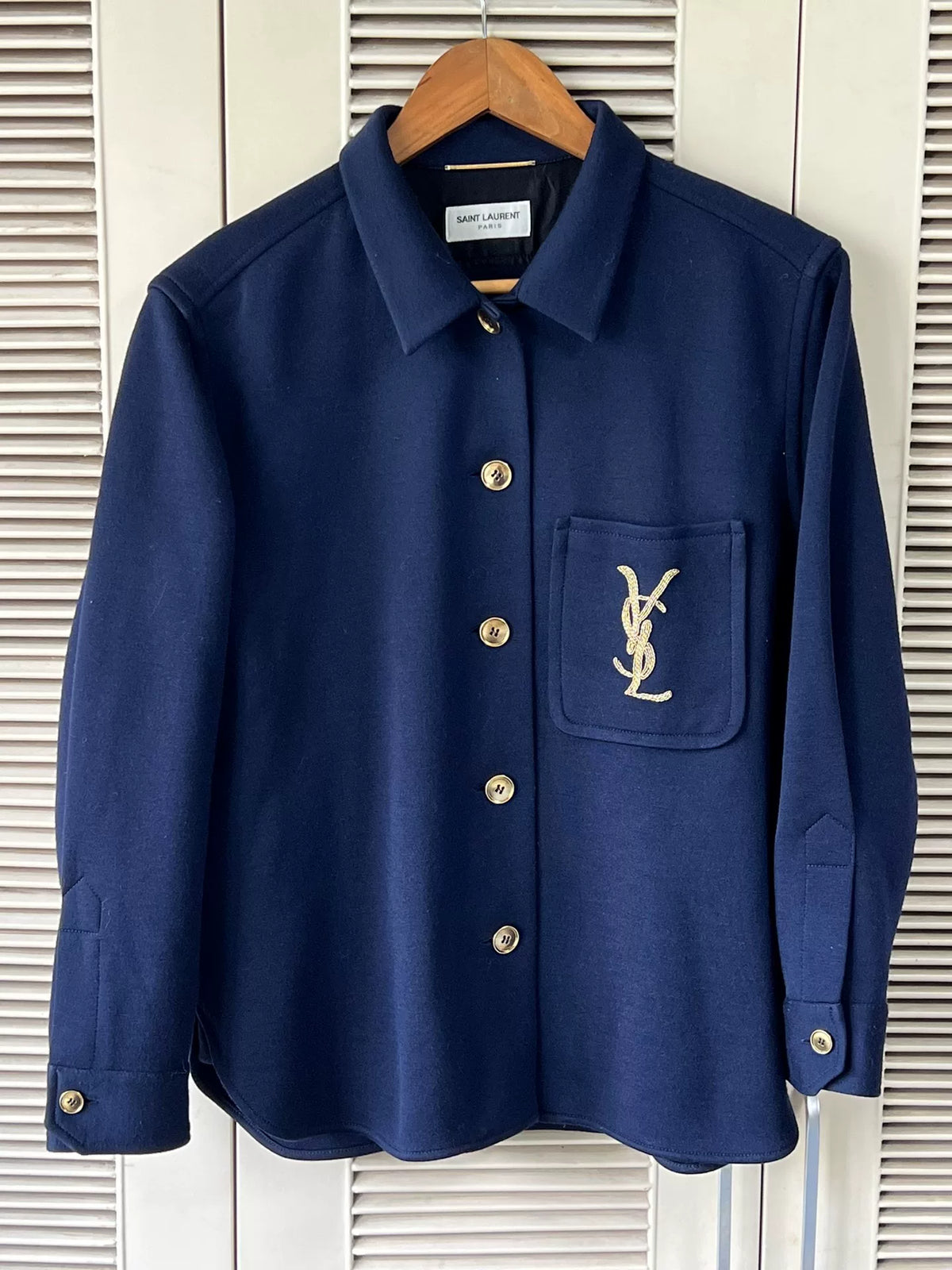 Saint Laurent Long Sleeve Lapel Shirt
