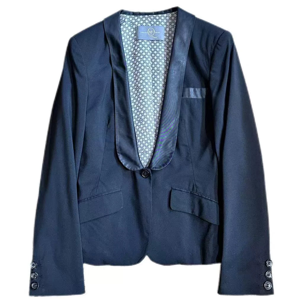 Alexander McQueen 96SS Shawl-Collar Waisted Suit Jacket