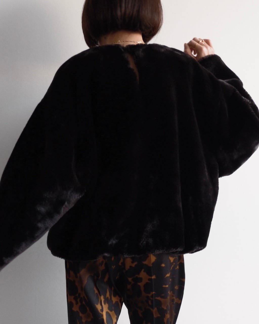 Dries Van Noten Faux Fur Coat