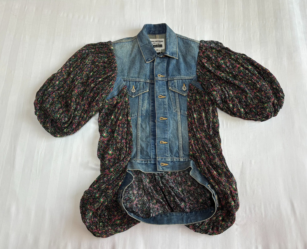 JUNYA WATANABE Patchwork Denim Shirt Jacket