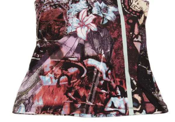 Jean Paul Gaultier Vintage Portrait Floral Top