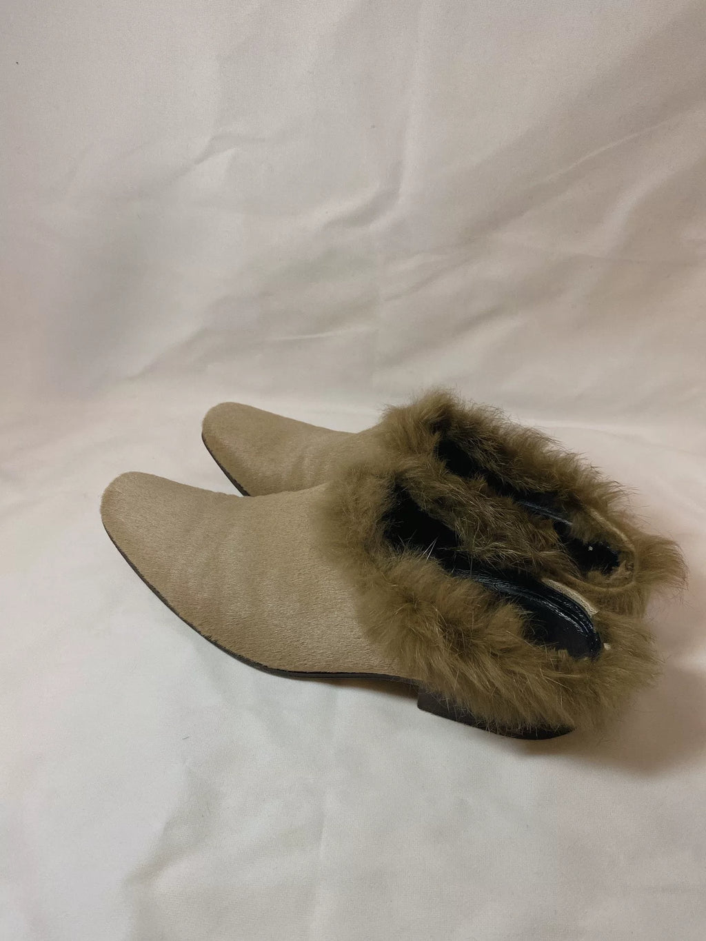 Yohji Yamamoto Fuzzy Slippers