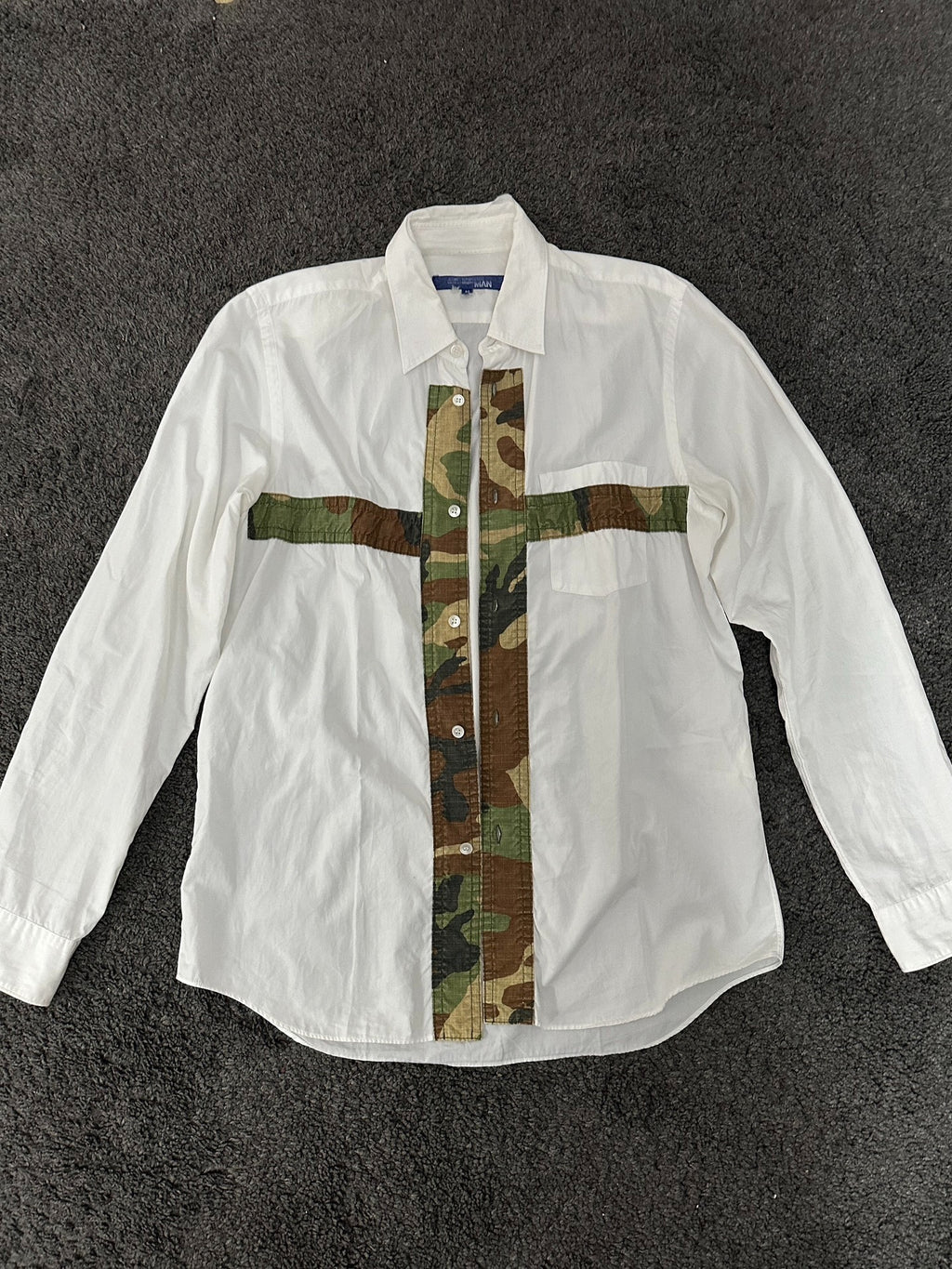 Junya Watanabe Fall 2006 Men Cross Camo Taxi Driver Shirt