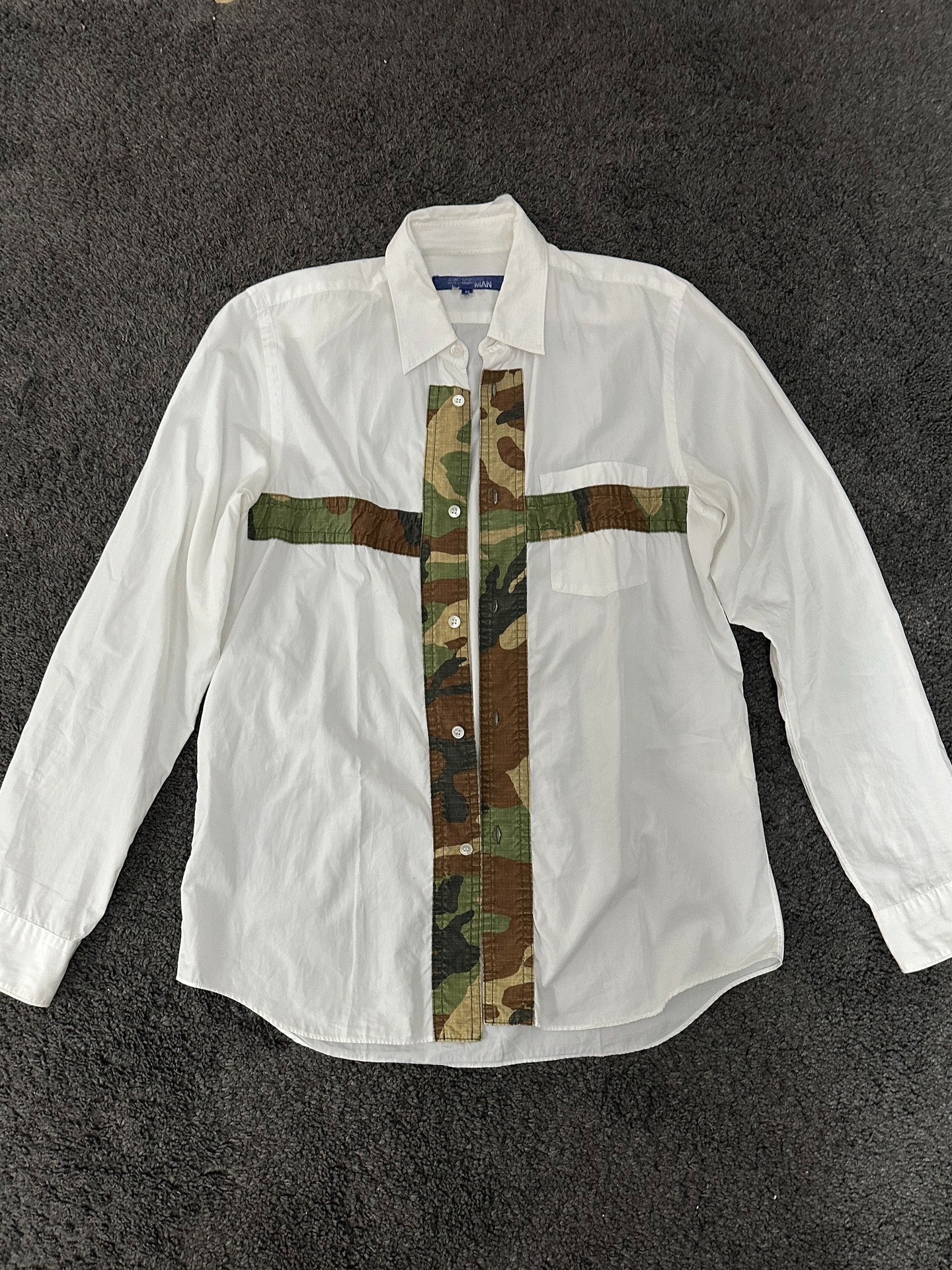 Junya Watanabe Fall 2006 Men Cross Camo Taxi Driver Shirt