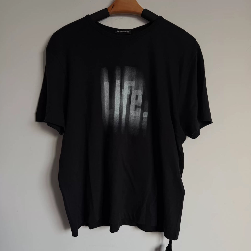 Ann Demeulemeester M/L Life Print Short Sleeve T-Shirt