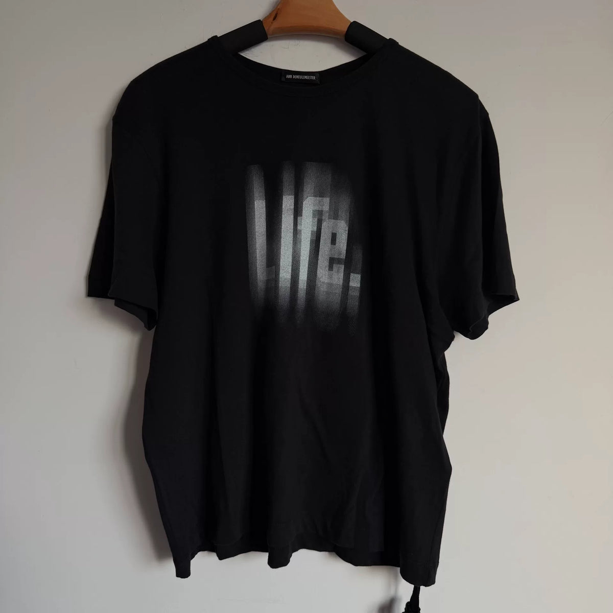 Ann Demeulemeester M/L Life Print Short Sleeve T-Shirt