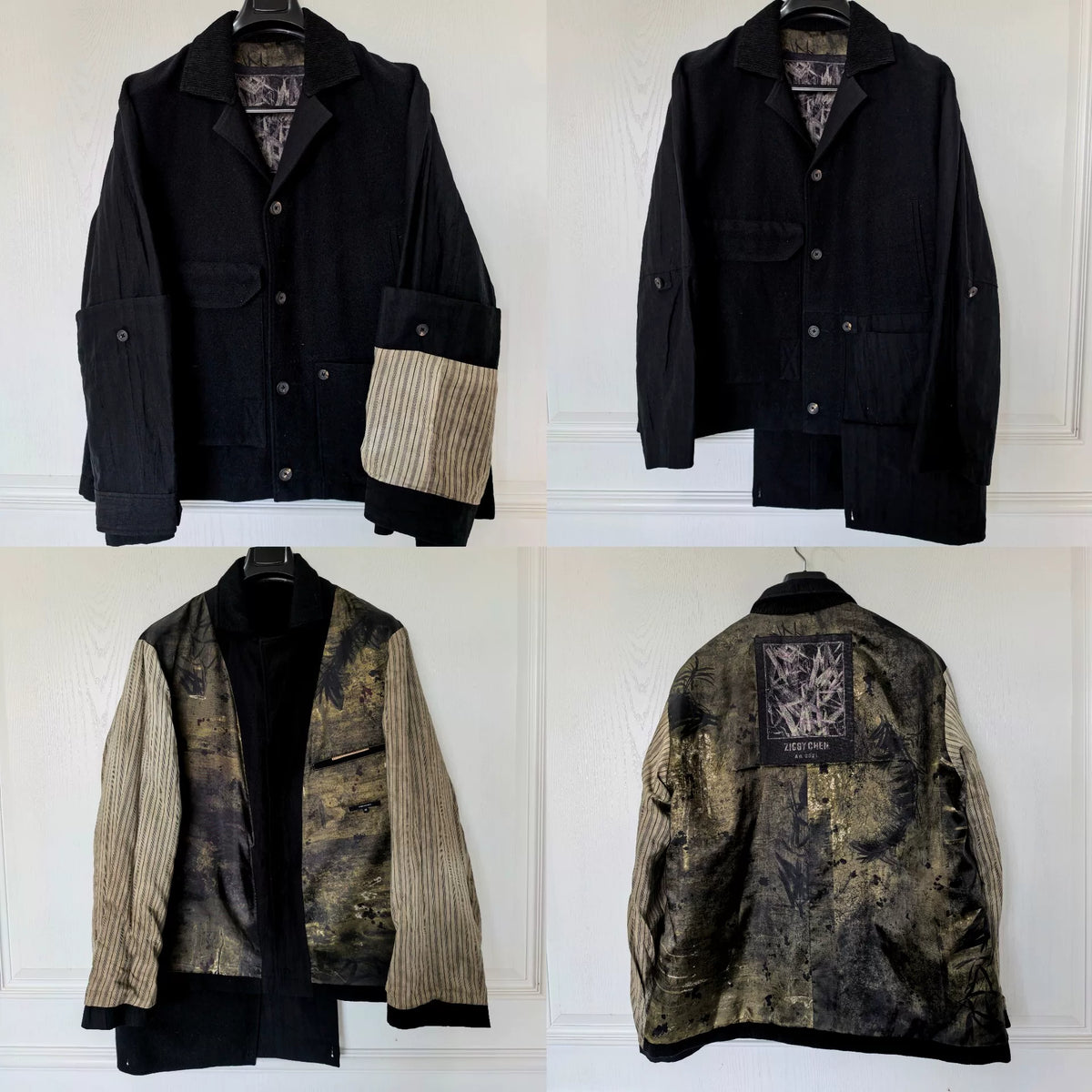 Ziggy Chen 21AW Suzhou Garden Deconstructed Multi-Way Jacket Outerwear