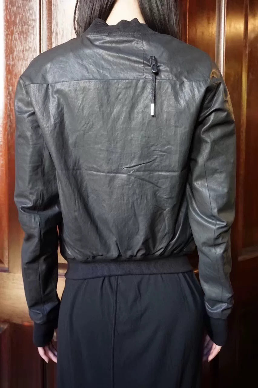 Boris Bidjan Saberi SS18 Black Object Dye Bomber Cotton Nylon Jacket