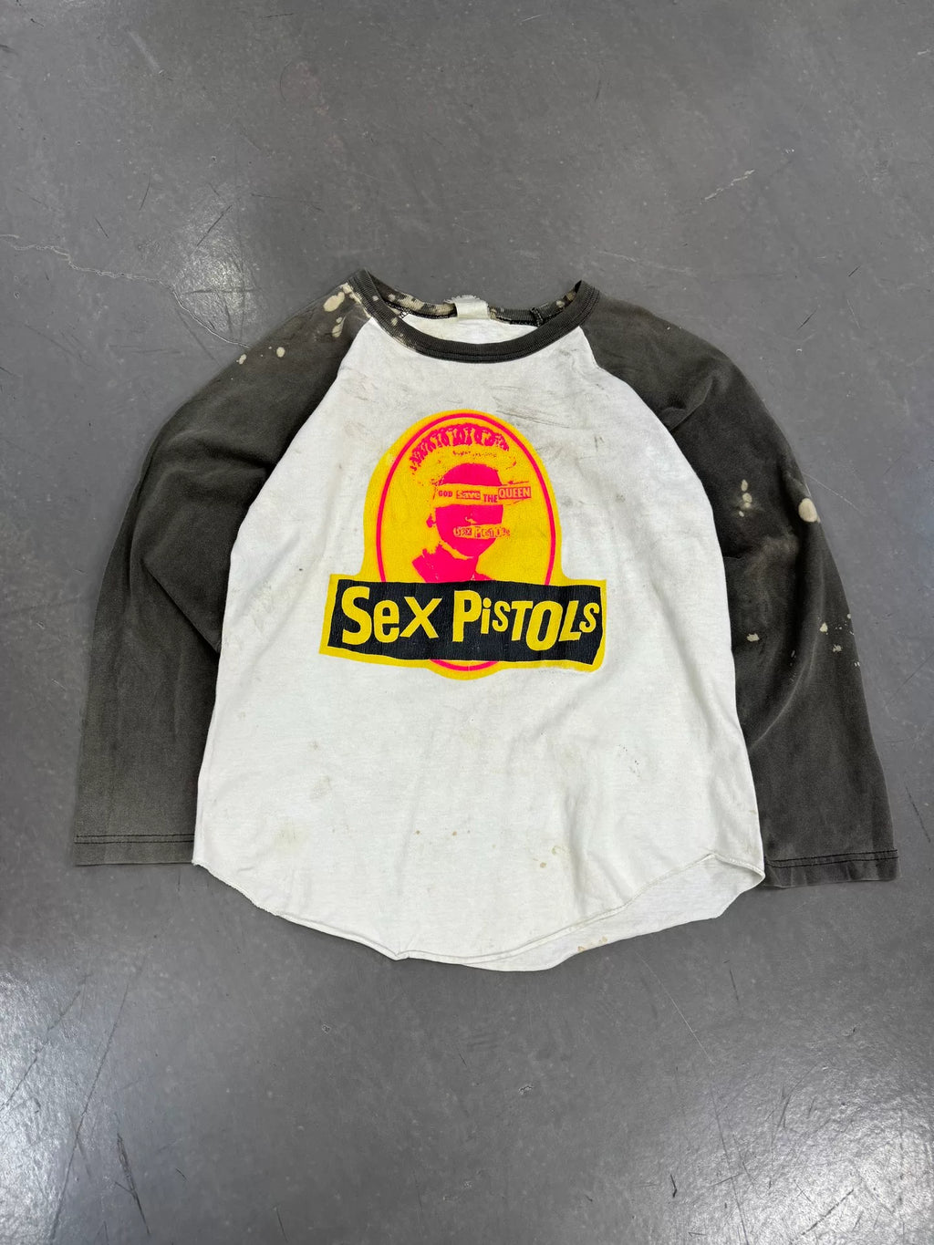 90s sex pistols raglan long-sleeve