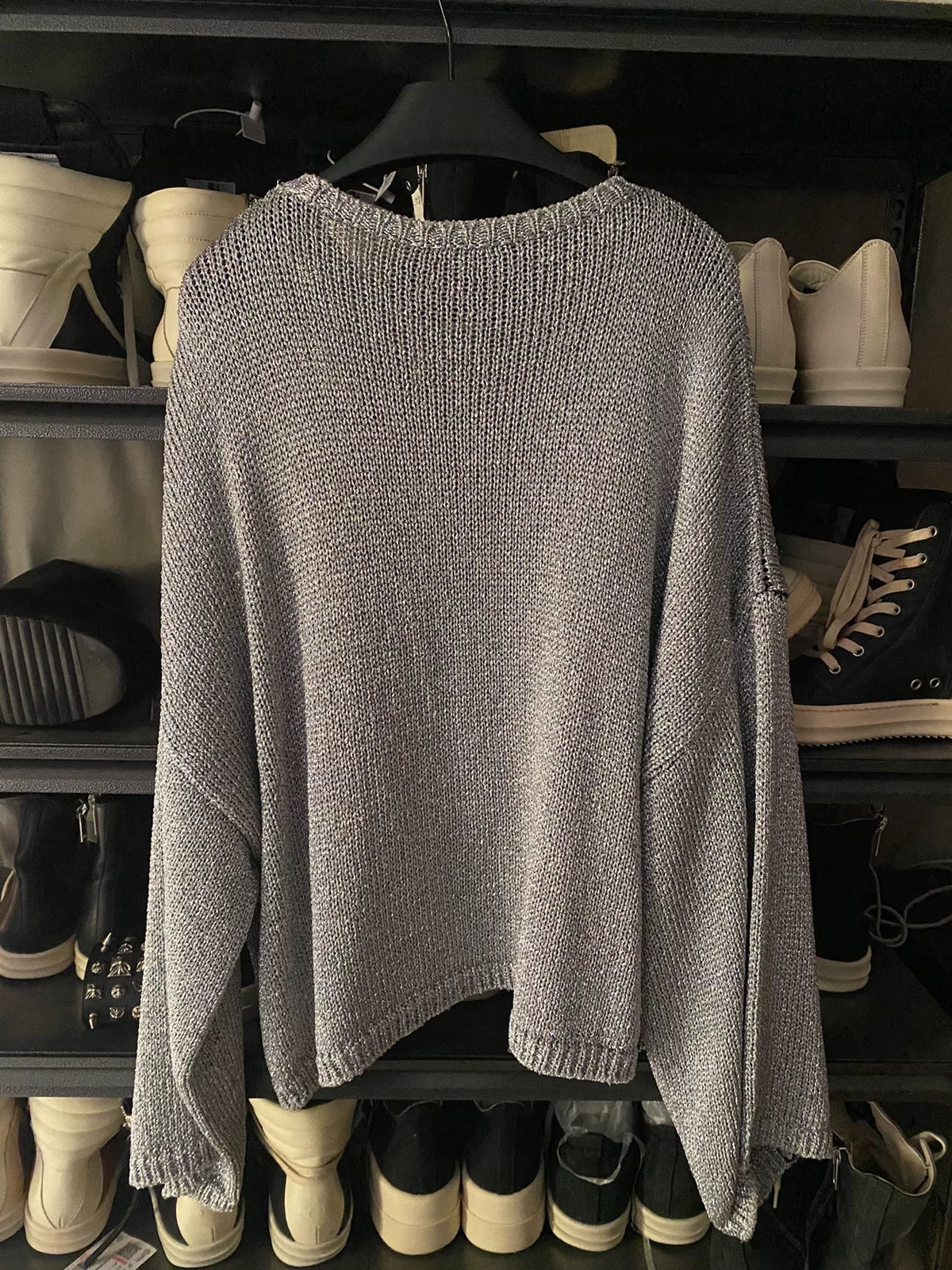 Raf Simons Silver Sweater