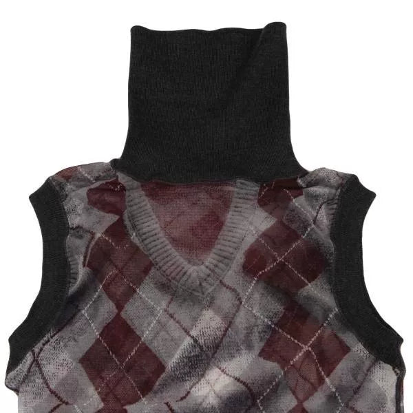 Jean Paul Gaultier Vintage Diamond-Grid Mesh Shirt