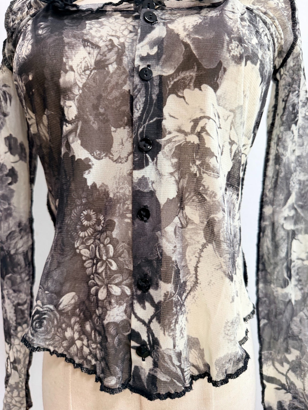 Jean Paul Gaultier Floral Top