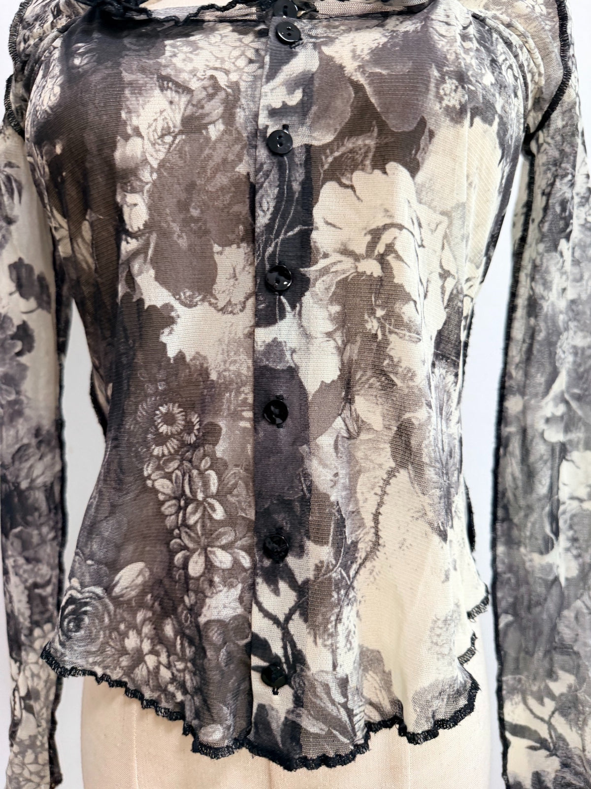 Jean Paul Gaultier Floral Top