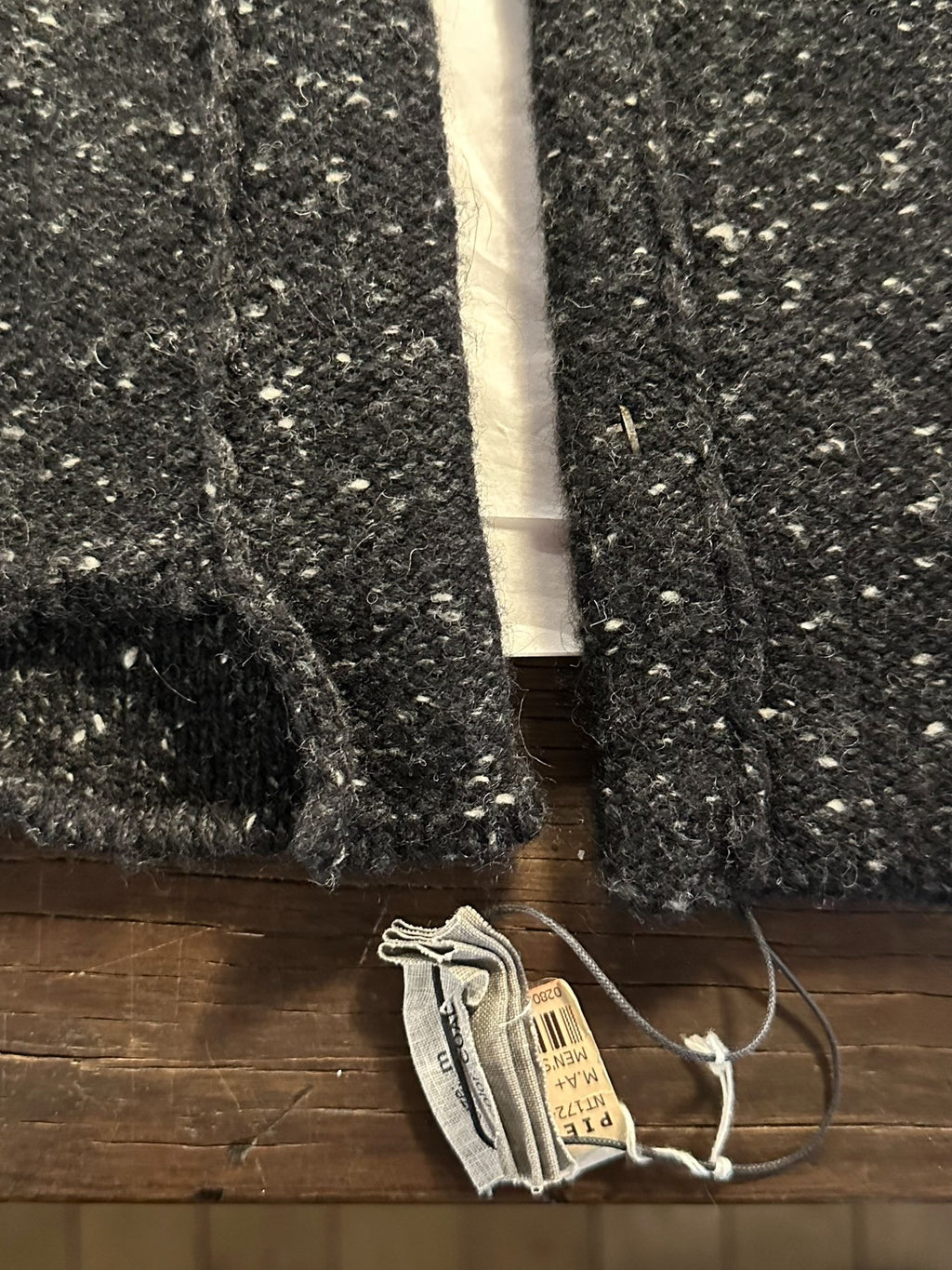 M.A+ FW15 Carbon Grey Crew Neck Camel Hair SizeM Sweater