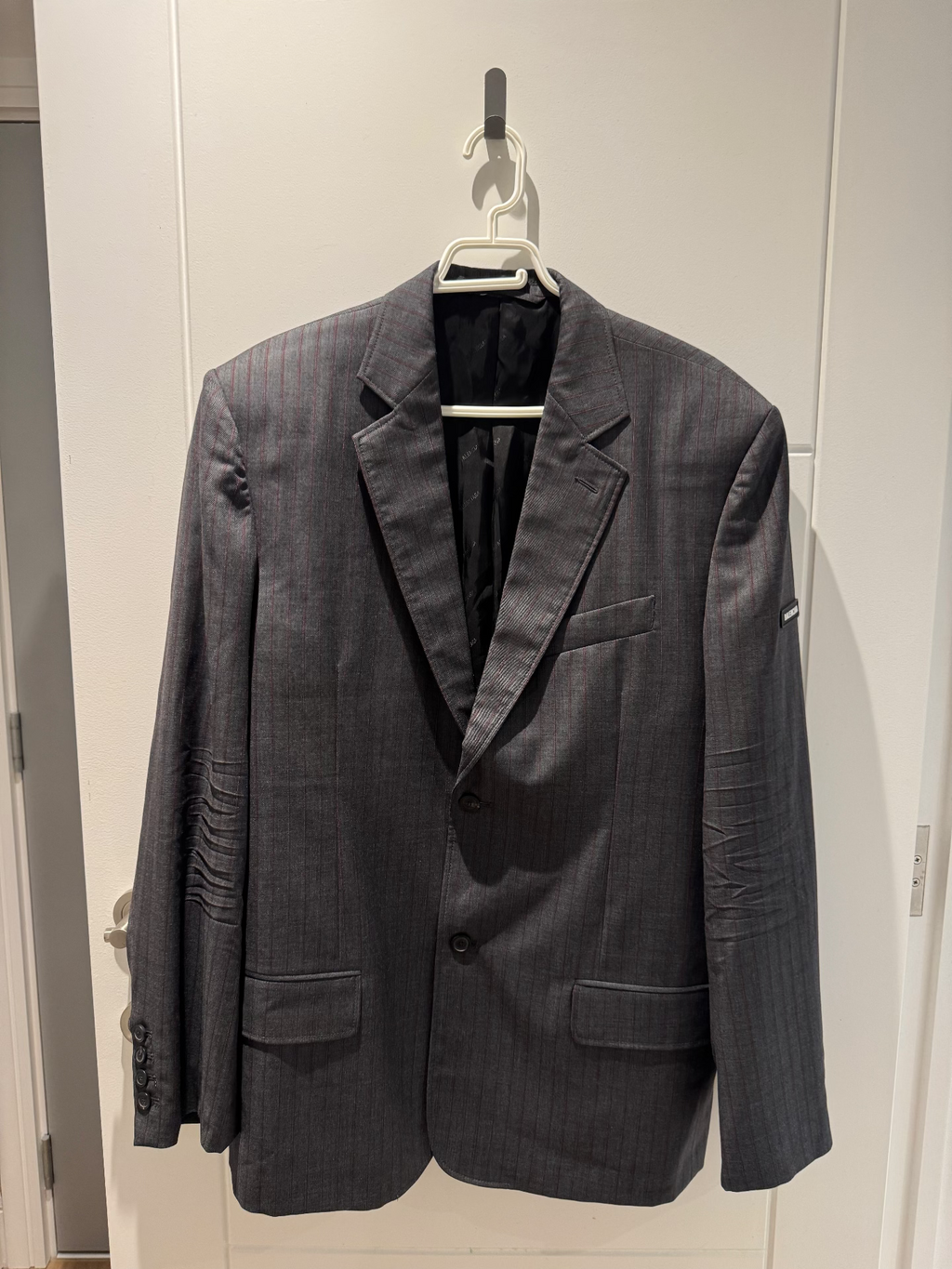 BALENCIAGA Gray Wool Blazer