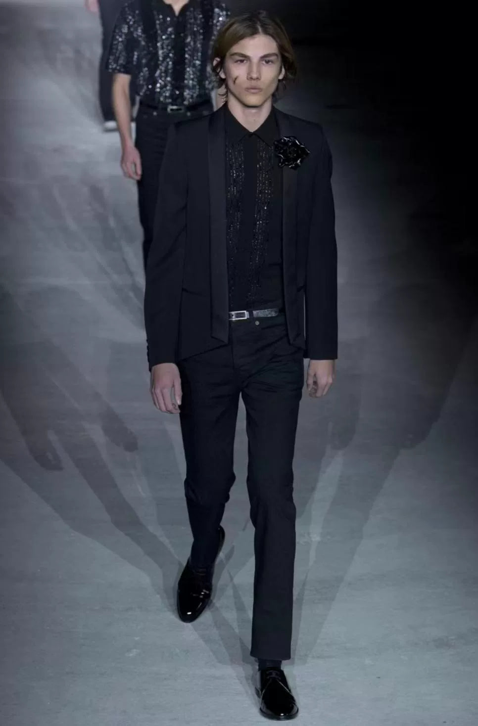 Saint Laurent 17FW Runway Black Suit