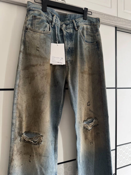 Acne Studios 2021 Fall mud-dyed jeans