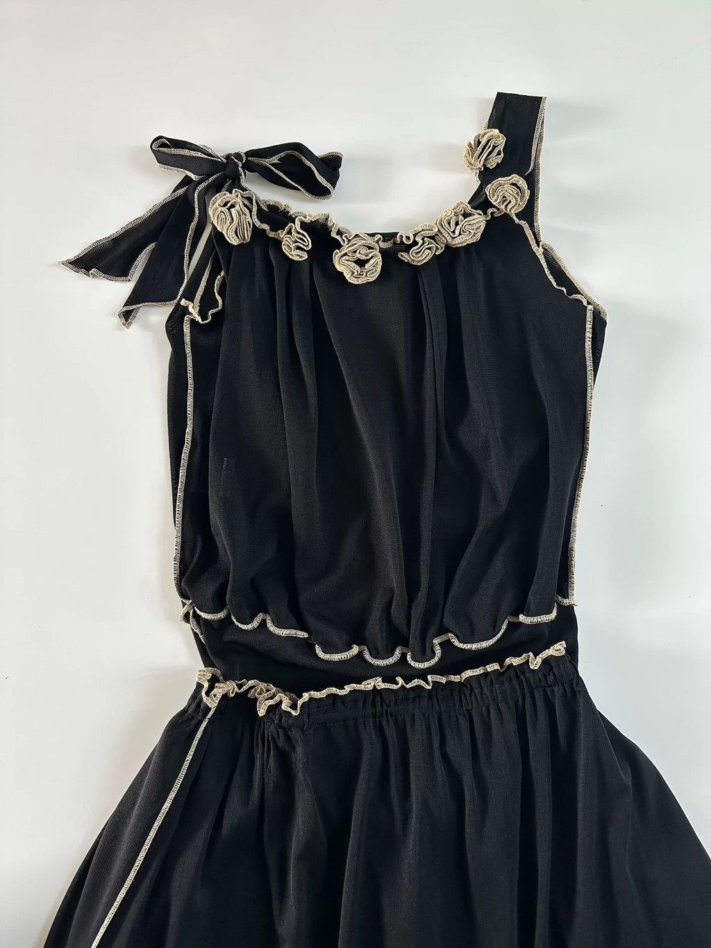 Jean Paul Gaultier Vintage Mesh Vest Midi Skirt